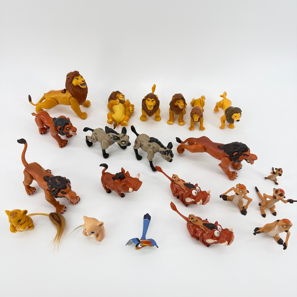 Vintage 90s Disney Lion King Action Figure Lot of 21! RARE